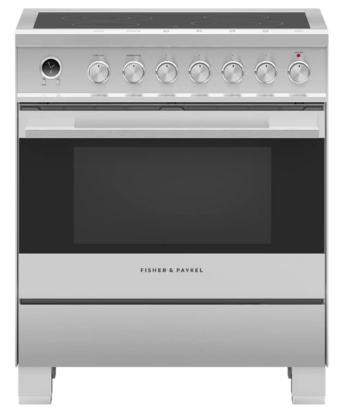 Fisher Paykel 30" Series 7 4 Element Electric Range, Ceramic Radiant Stainless Steel - OR30SDE6X1
