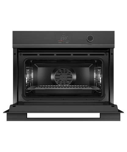Fisher Paykel 24" Series 9 Minimal Compact Combi-Steam Oven Black Glass - OS24NDTDB1
