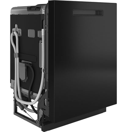 GE Appliances  Smart UltraFresh System Dishwasher with Microban Antimicrobial Technology with Deep Clean Washing 3rd Rack, 42 dBA Fingerprint Resistant Black Stainless - PDP755SBVTS