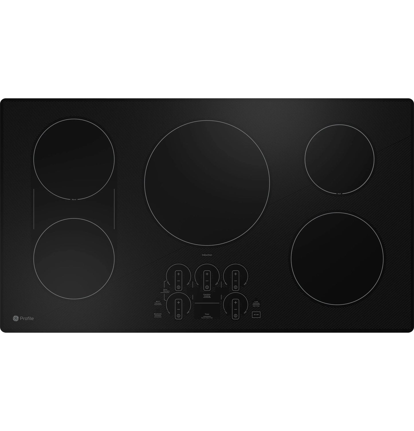 GE Appliances  36" Built-In Touch Control Induction Cooktop Black - PHP9036DTBB