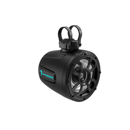 Diamond Audio 6.5" 2-Way Marine Tower Speaker w/Titanium Dome Tweeter (Black) - POD65F4B