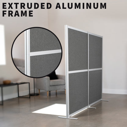 VIVO Modular Wall System Freestanding Room Dividers - PP-MWS63D