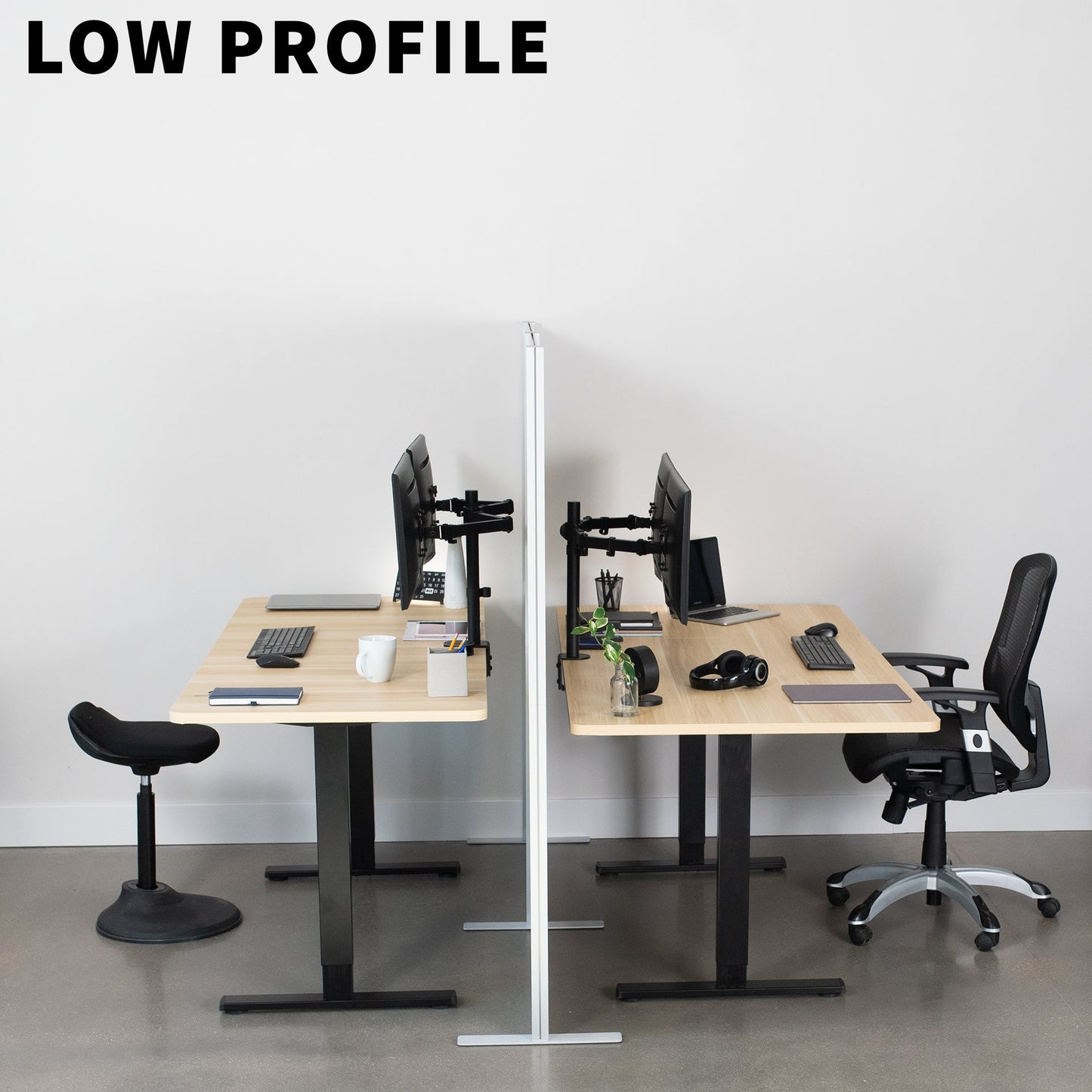 VIVO Modular Wall System Freestanding Room Dividers - PP-MWS63D