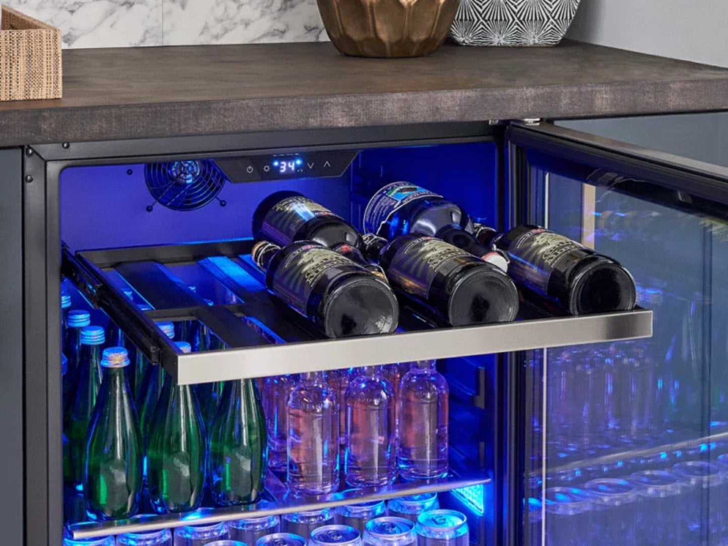 Zephyr PRB24C01AGADA 24" ADA Single Zone Beverage Cooler Other - PRB24C01AGADA