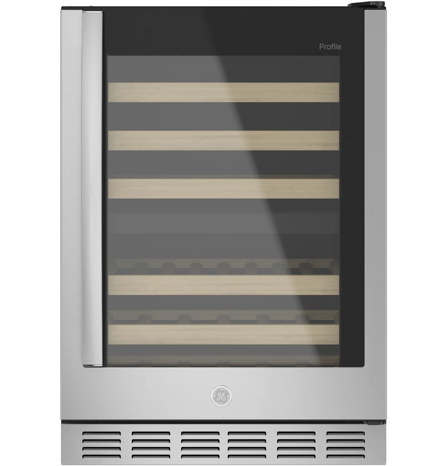 GE Profile PWS06DSPSS 44-Bottle Dual Zone Wine Cooler Stainless Steel