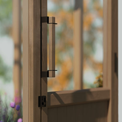 Palram - Canopia | Natura 8 ft Series - Cedar Wood Greenhouse Kit - HG5704
