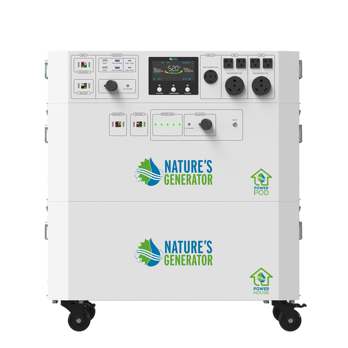 Nature's Generator  Gen 2 Solar and Wind Generator - NGPHAUW