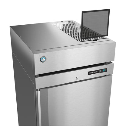 Hoshizaki 28" Wide 1 Glass Door Top Mount Reach-In Freezer - F1A-FG