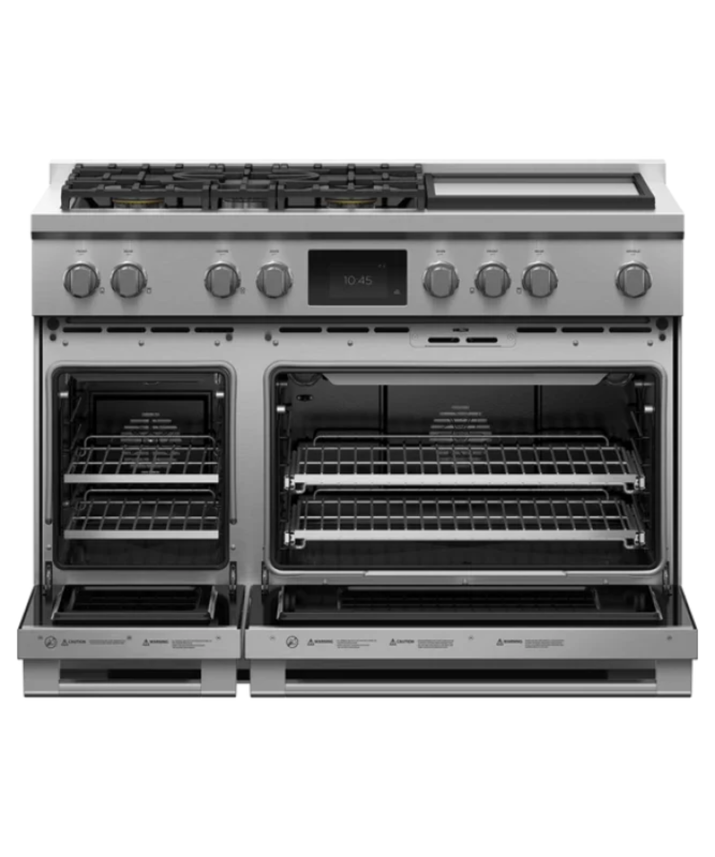 Fisher Paykel Dual Fuel Range, 48", 5 Burners with Griddle, Self-cleaning, LPG Other - RDV3485GDL