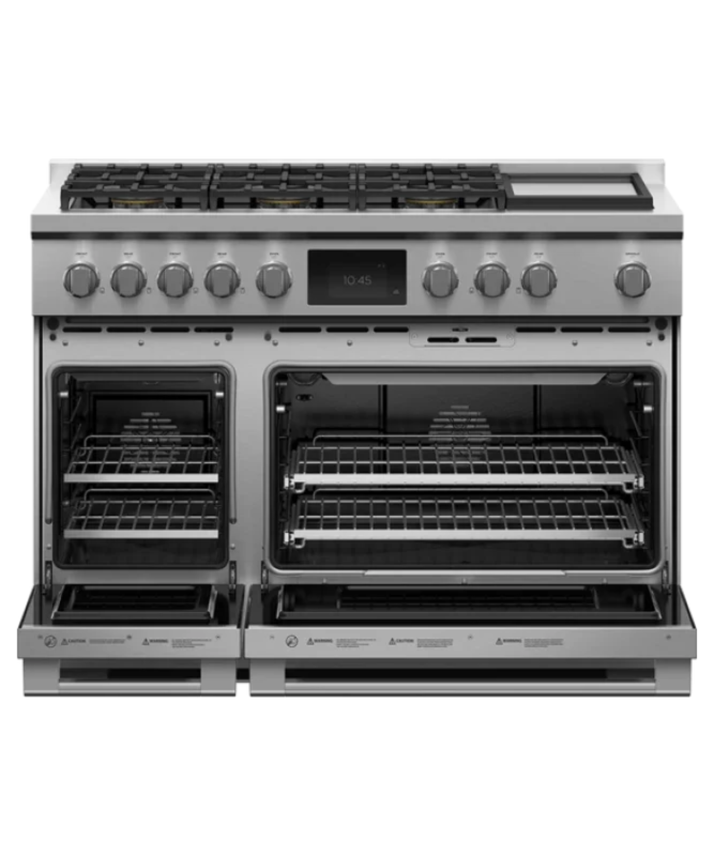 Fisher Paykel Dual Fuel Range, 48", 6 Burners with Griddle Other - RDV3486GDL