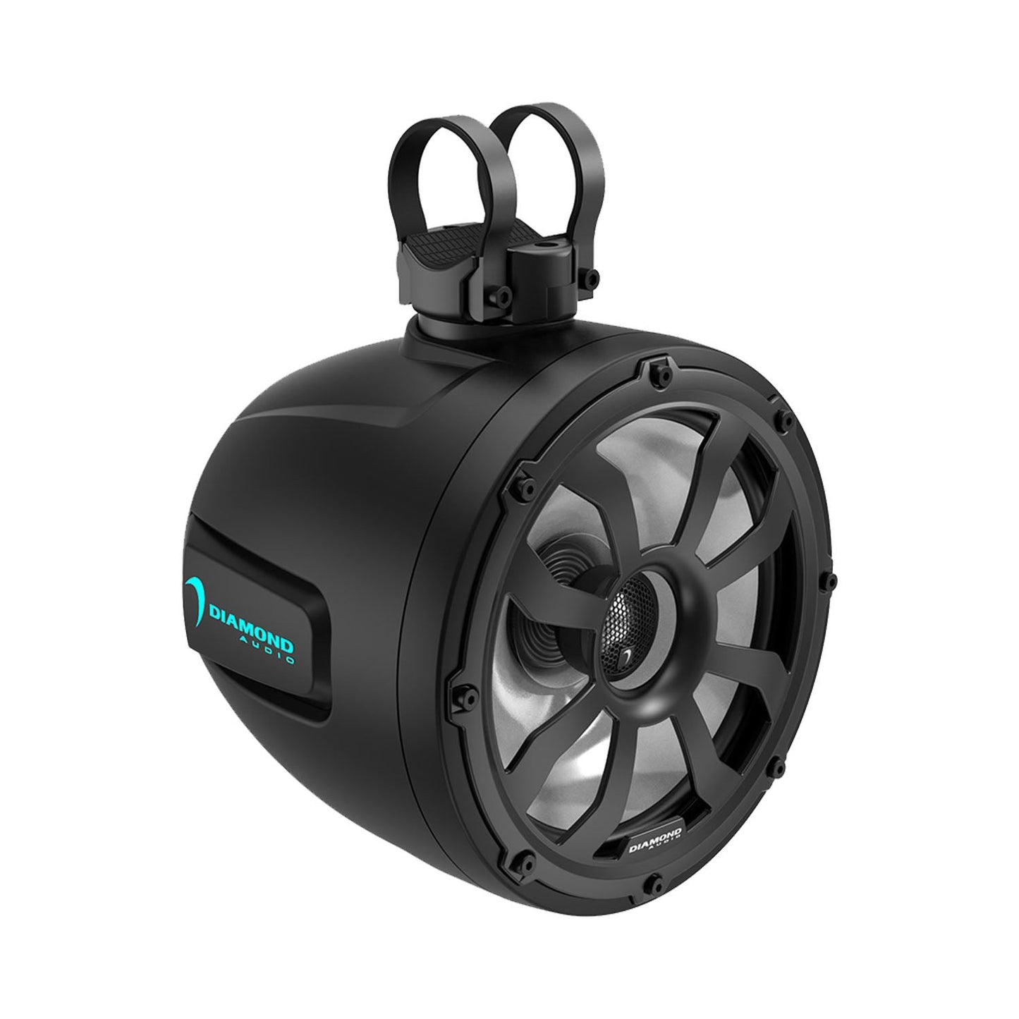 Diamond Audio 10" 2-Way Marine Tower Speaker w/Titanium Dome Tweeter (Black) - POD10F4B