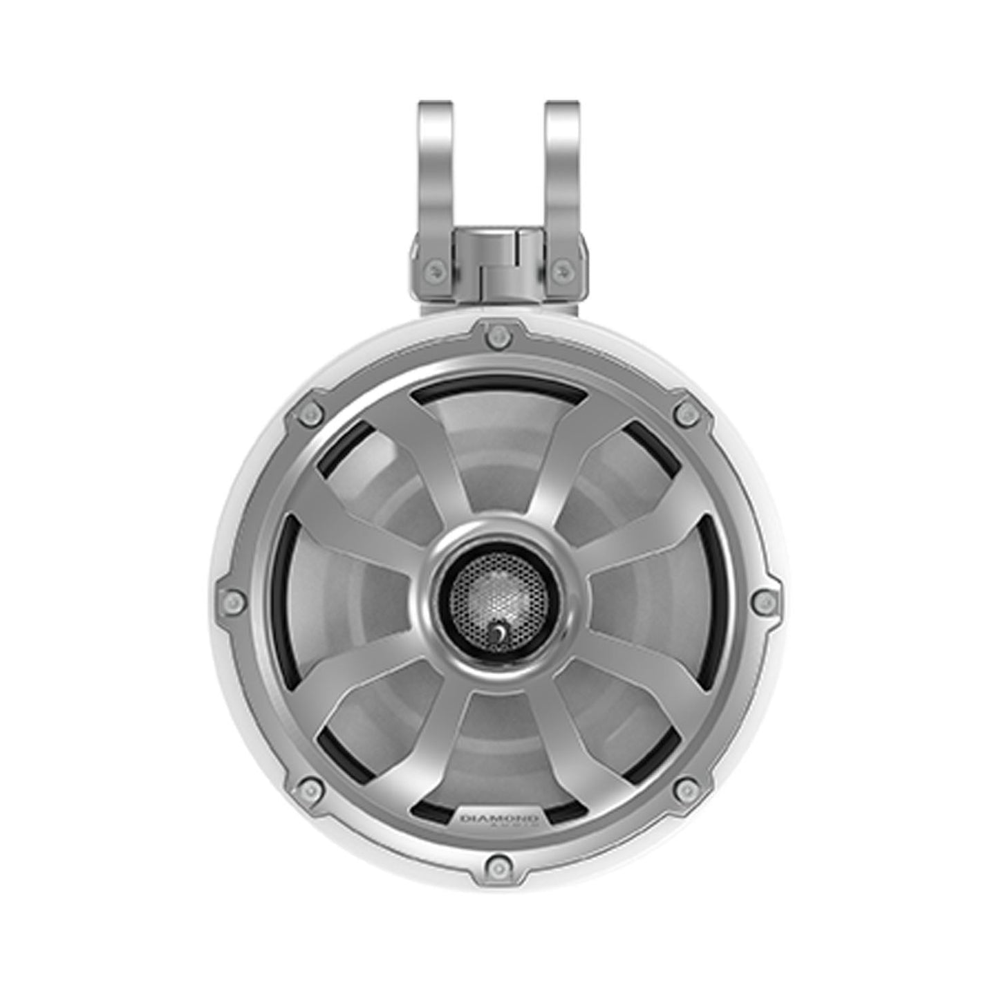 Diamond Audio 10" 2-Way Marine Tower Speaker w/Titanium Dome Tweeter (White) - POD10F4W