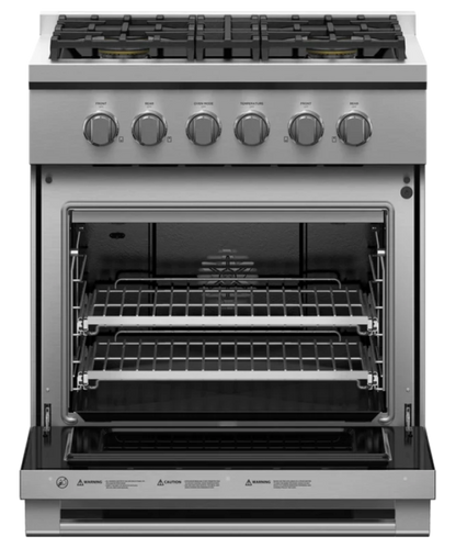 Fisher Paykel Gas Range, 30", 4 Burners, LPG Other - RGV3304L