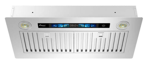 Awoco RH-IT-V Ceiling Mount 14-1/2”D Voice Control Insert Range Hood - No Blower - RH-IT06-V30-Hood