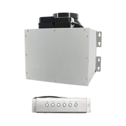 Awoco RH-SP06-BLW 6" Inline Blower Unit for Split Range Hoods, 4 Speeds 6” Round Top Vent, 800CFM - RH-SP06-BLW