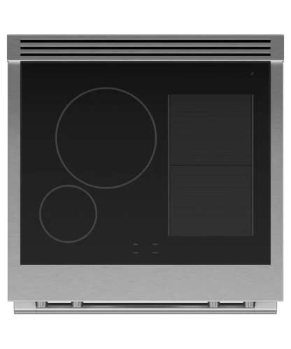 Fisher Paykel 30" Series 9 Professional 4 Zone Induction Self-Cleaning Range, with SmartZone Stainless Steel - RIV3304