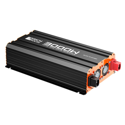 Rich Solar PURE 3K | 3000 Watt (3kW) 12 Volt Industrial Pure Sine Wave Inverter | Powerful 3000W 12V Off-Grid Inverter for RVs, Trailers, Campers, Vans, Trucks, Overlanders, Boats - RS-V3P12
