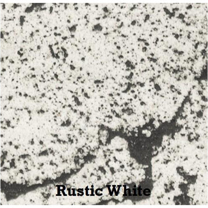 Baston Concrete Fire Pillar Rustic White Swatch