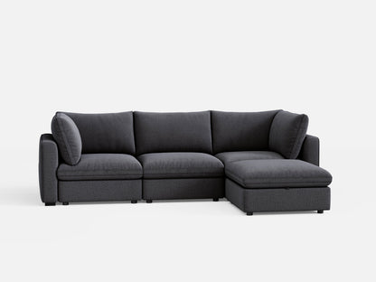LINSY HOME RUBIK V 3 Seats with Ottoman - S500-01X-3120-1-US-SPF-Sofa-0