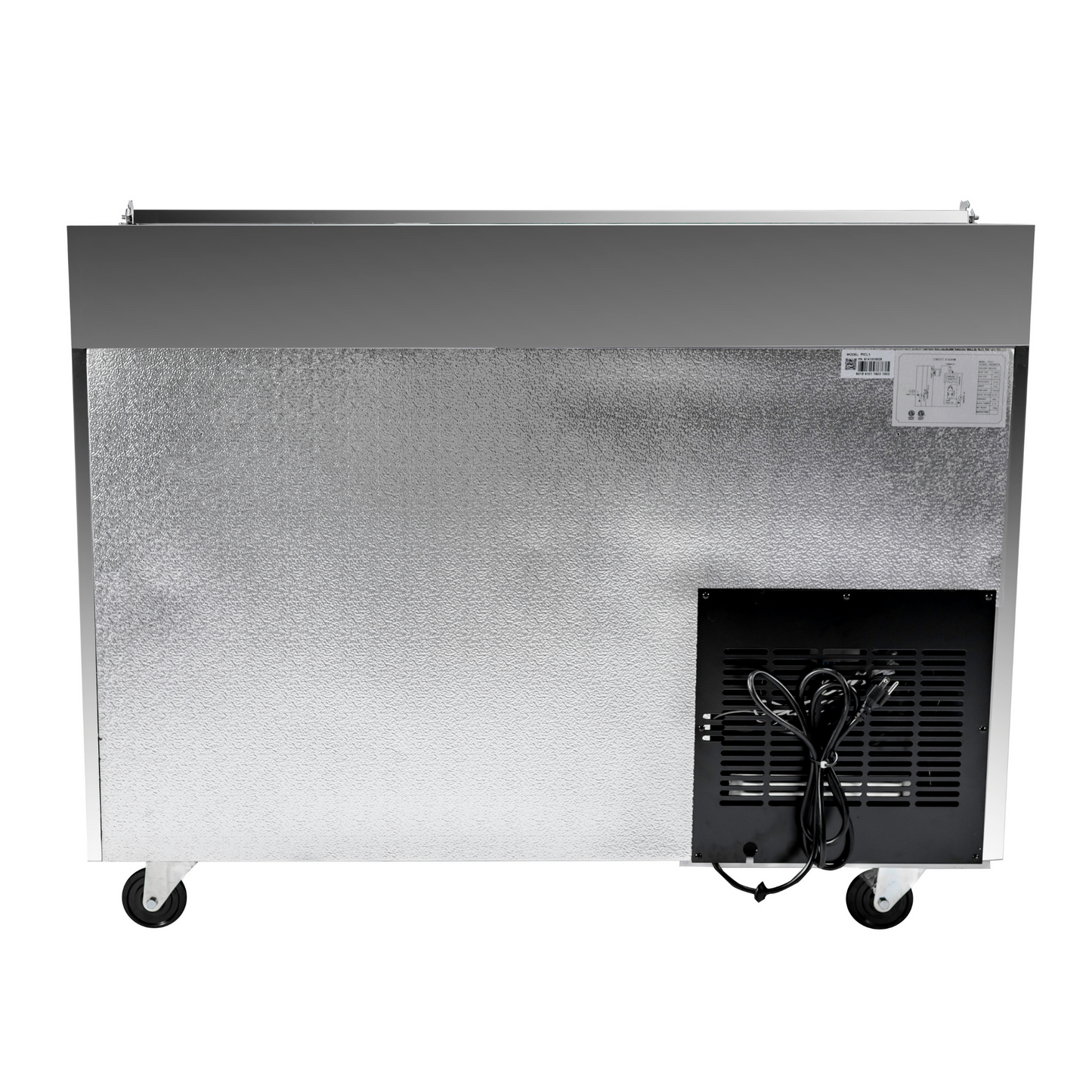 SABA SPP-44-6 - 44" One Door Commercial Pizza Prep Table with 6 Pans