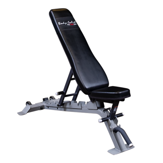 Adam Equipment Body Solid ProClub Line Flat, Incline Bench, Silver - SFID325