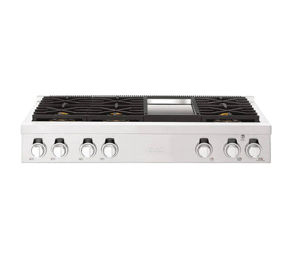 Signature Kitchen Suite SKSDR360SS 36-inch Dual-Fuel Pro Range with Steam-Combi Oven and Sous Vide Stainless Steel - SKSDR360SS