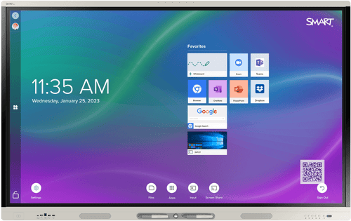 SMARTBOARD MX Series 75" 4K UHD Interactive Display - MX275-V5