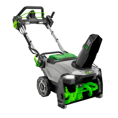 EGO Power+ 21" Single-Stage Snow Blower with Peak Power and Heated Handle Grips, (2) 6.0Ah Batteries and Dual Port Charger - SNT2134