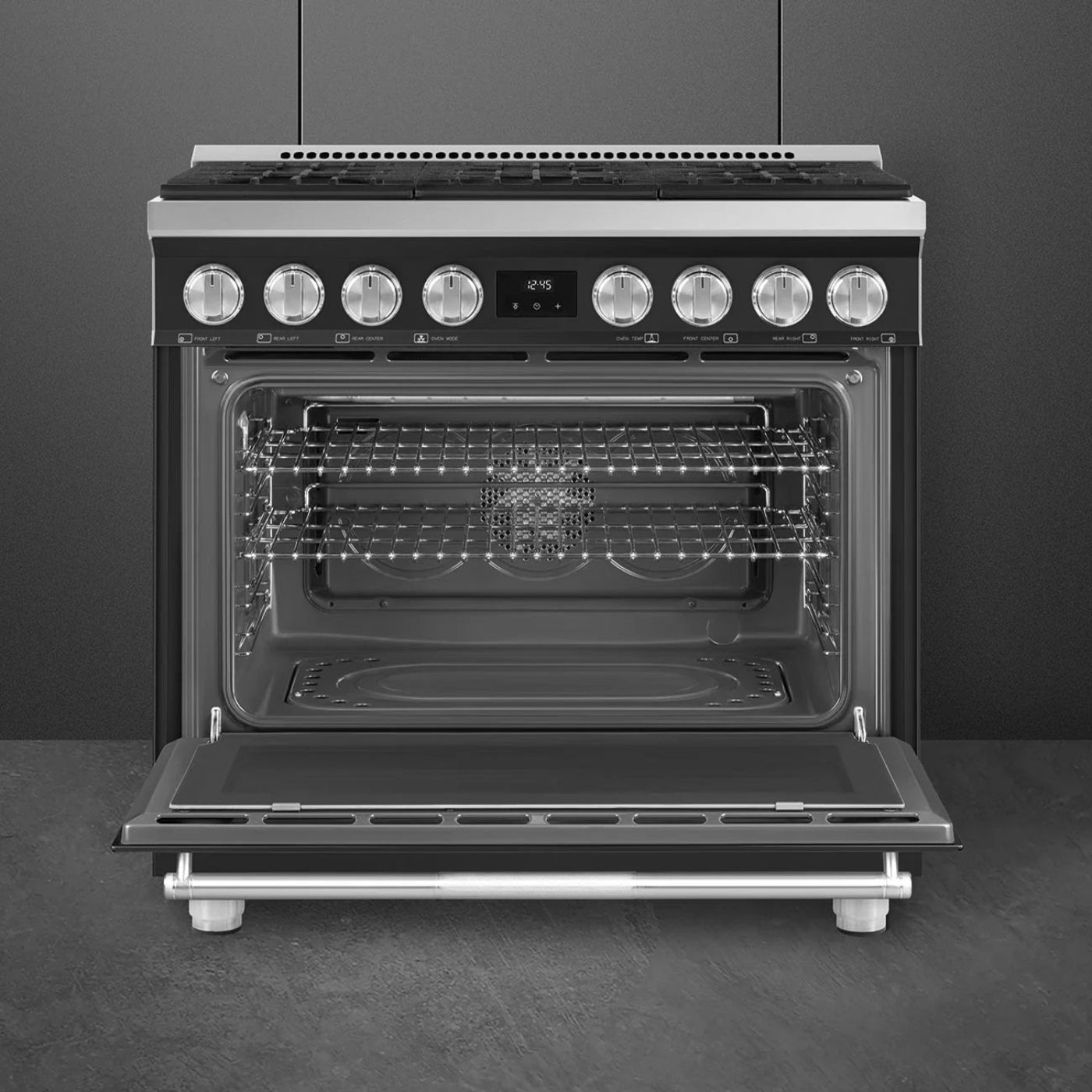 Smeg Range with Gas Hob 36" Aesthetic Anthracite - SPR36UGGAN