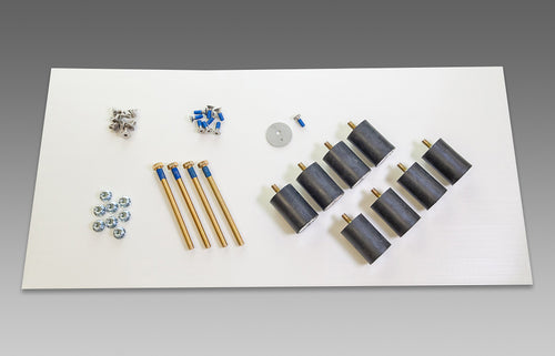 Square Scrub EBG-28 PIVOT WEIGHT BOLT KIT - SQUARE SCRUB SS -  142819 PVT