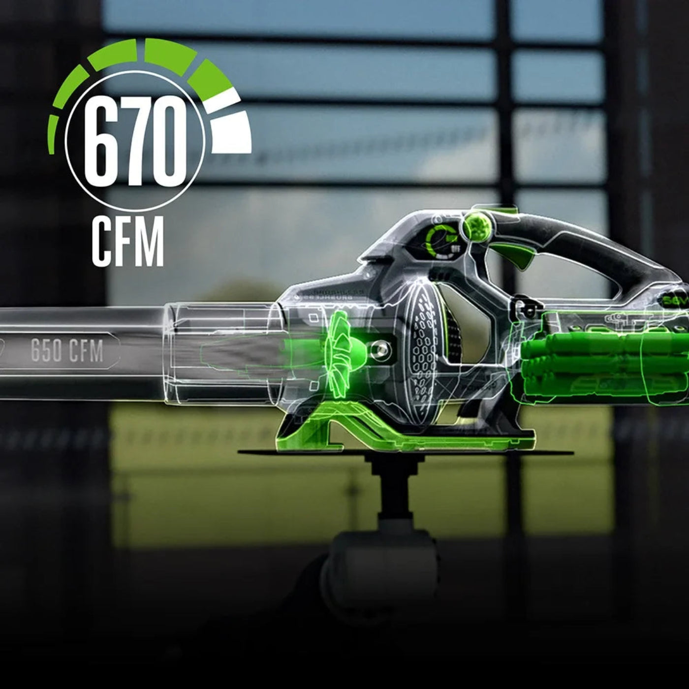 EGO Power+ 15" Powerload String Trimmer with Aluminum Telescopic shaft and 670 CFM Leaf Blower Combo Kit - ST6703LB