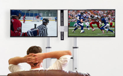 VIVO Aluminum TV Cart - 32” to 70” Screens - STAND-TV12H