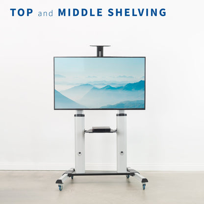 VIVO Mobile TV Cart - 32" to 100" Screens - STAND-TV22S