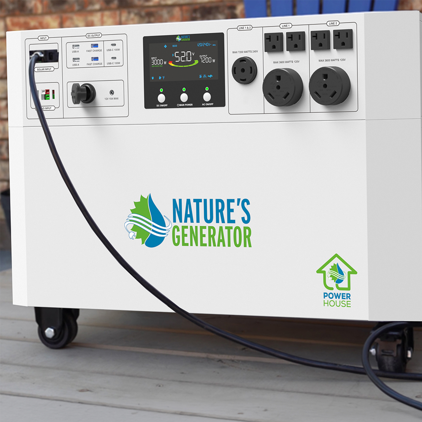 Nature's Generator  Powerhouse Gen 2 Whole Home Generator - NGPH72
