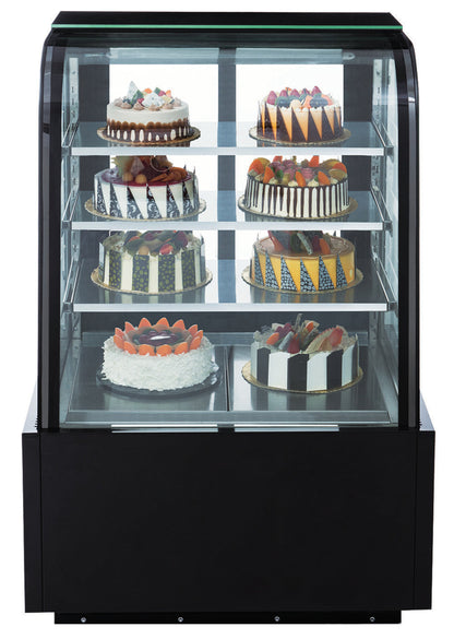Chef AAA - , 72" Curved Glass Bakery Case - TDM72R-CB