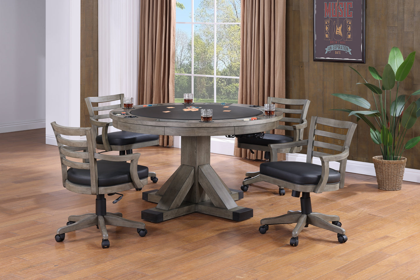 Sterling 3 in 1 Game Table With Bumper Pool - Modern Series