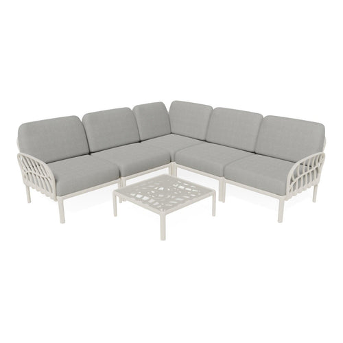 Strata Furniture Dahlia Patio Corner Sofa and Table  - ODAXSETWG