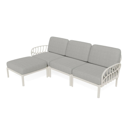 Strata Furniture Dahlia Patio Sofa Ottoman Set -  ODASOWG