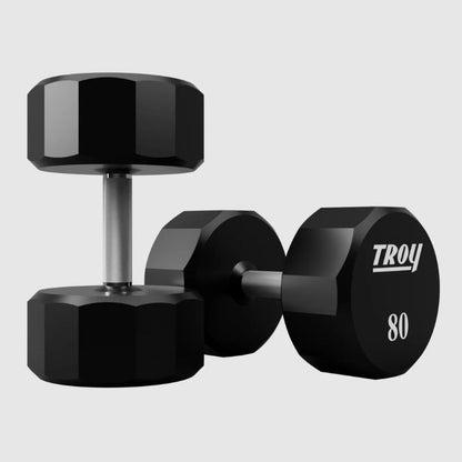 TROY COMMPAC-TSDU100 Urethane Dumbbell Set with Racks