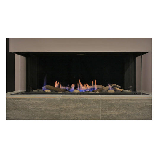 Sierra Flame  Sided Liquid Propane Gas Fireplace - TOSCANA-38-LP