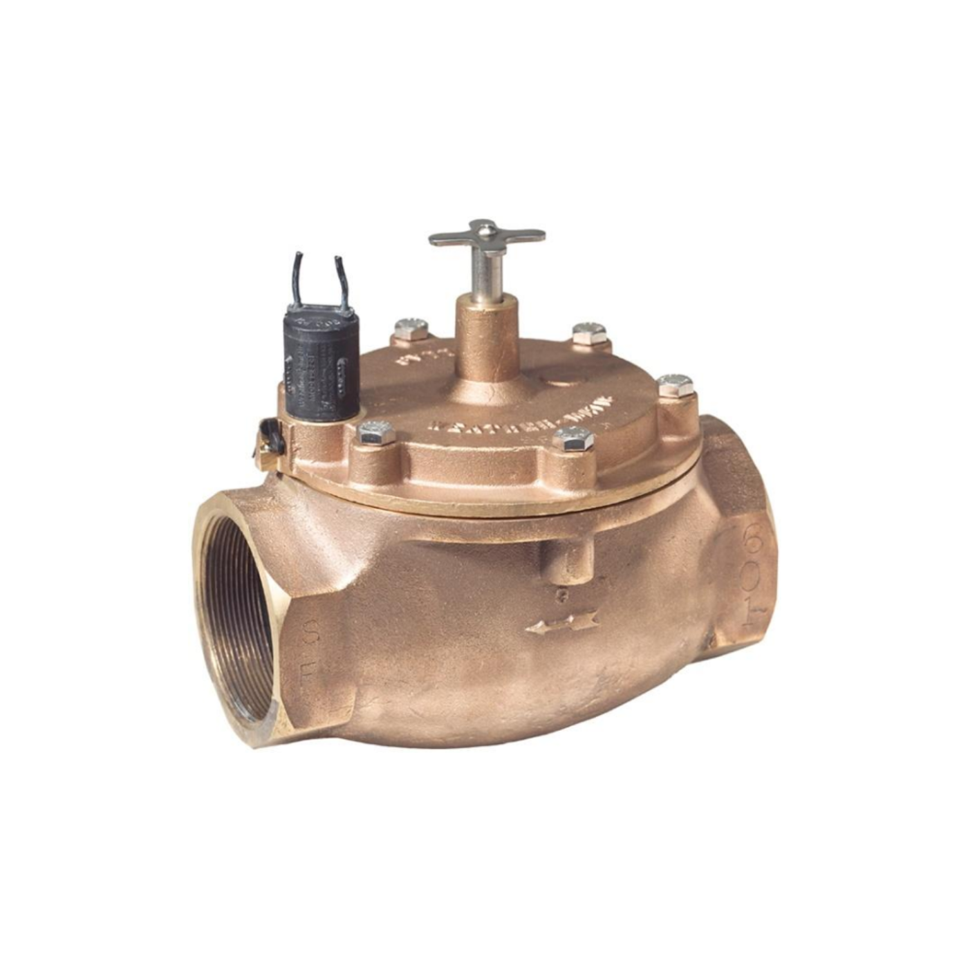 Zurn Weathermatic 8200CR-25D 2.5" Bronze Bullet Valve, 24VAC, 225 PSI - 8200CR-25D