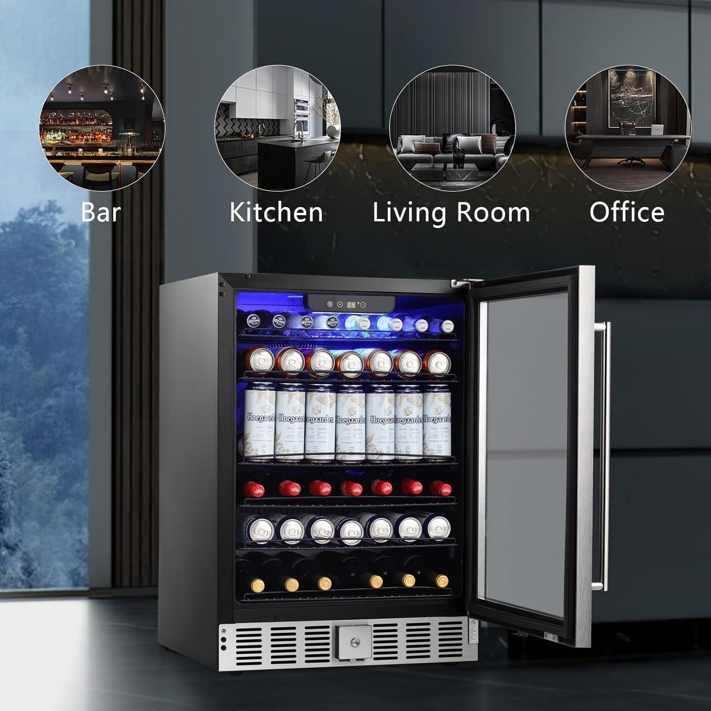 Antarctic Star 5.1 Cu.Ft Beverage Refrigerator - W58145B