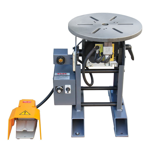 Kaka industrial WP-350 Welding Positioner 771lb Tilt angle 0-135º Rotation motor 125W Rotation speed 0-5 RPM Stepless Speed Control Welder Positioning Machine 110V-60HZ-1PH