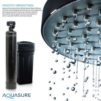 Aquasure Series | 64,000 Grains Water Softener with 12 GPM Quantum UV Purification and 75 GPD Reverse Osmosis RO System - AS-WSUV64RO