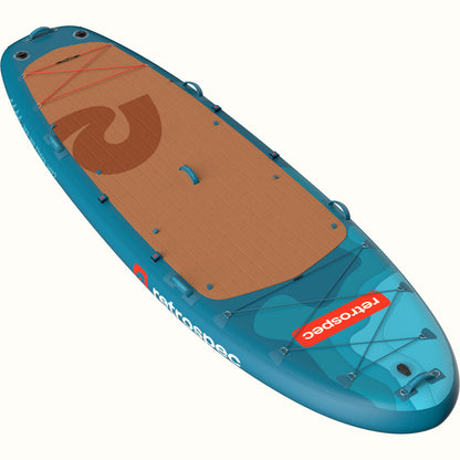 Retrospec Weekender Crew Multi-Person Inflatable Stand Up Paddle Board 12’ - 6626