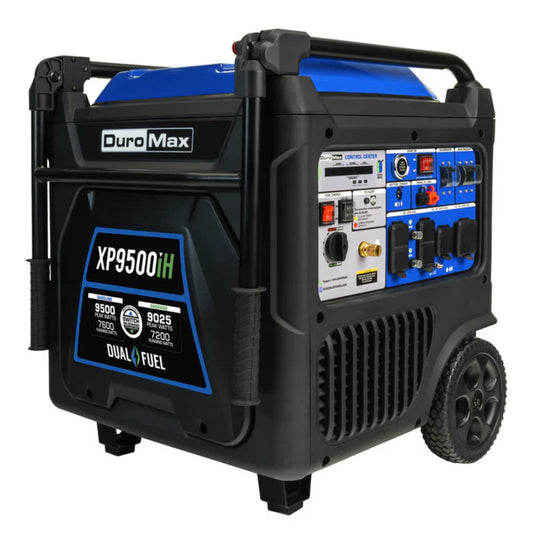 Aurora Generators DuroMax XP9500iH 9,500 Watt Portable Dual Fuel iH Inverter Generator w/ CO Alert - PowerGen USA - XP9500iH