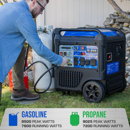 Aurora Generators DuroMax XP9500iHT 9,500 Watt Portable Dual Fuel IHT Inverter Generator w/ CO Alert - PowerGen  - USXP9500iHTA