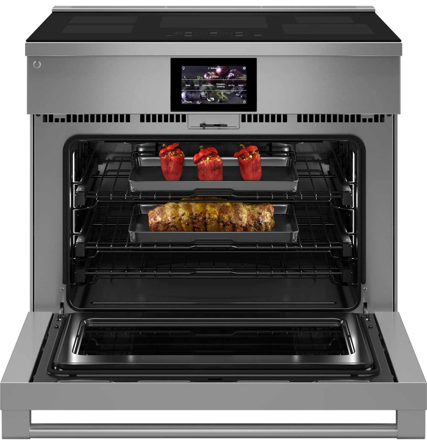 Monogram ZHP365ETVSS 36" Induction Professional Range with 5 elements Stainless Steel - ZHP365ETVSS