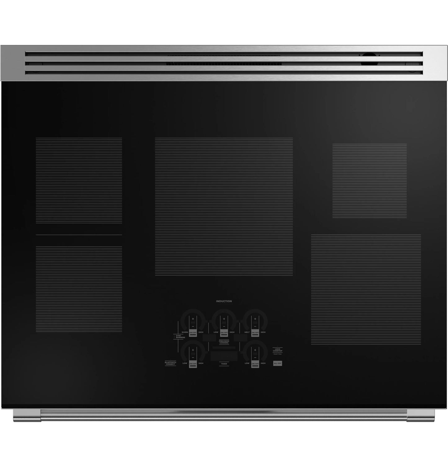Monogram ZHP365ETVSS 36" Induction Professional Range with 5 elements Stainless Steel - ZHP365ETVSS
