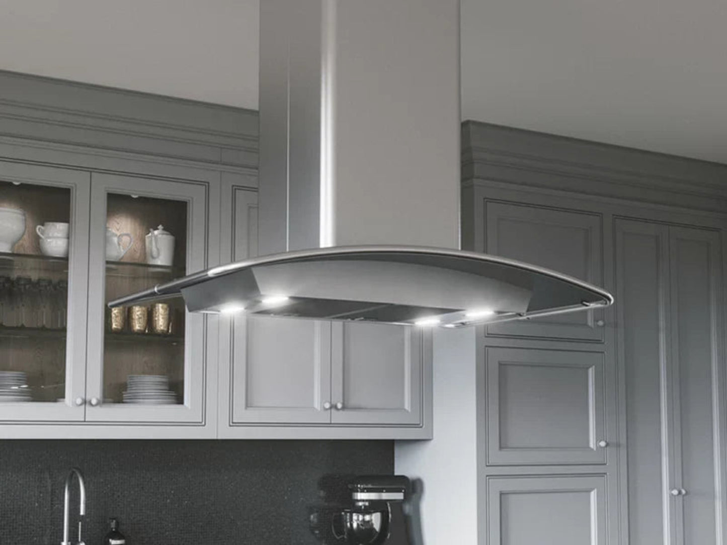 Zephyr ZMLE42CS 42" Milano Island Stainless Steel - ZMLE42CS